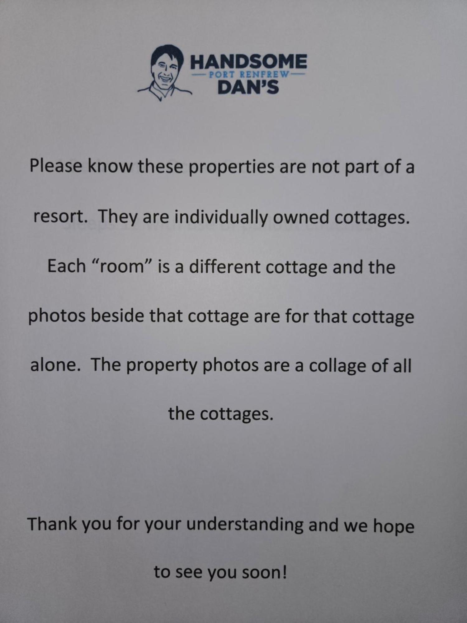 Handsome Dan'S Vacation Cottage Rentals Port Renfrew Exterior foto